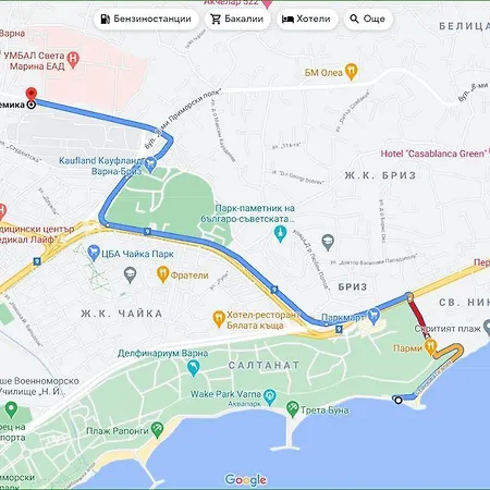 Апартаменты Двустаен с паркомясто, перфектен в гр Варна кв Левски до УМБАЛ Св Марина и Очна Клиника Св Петка Варна